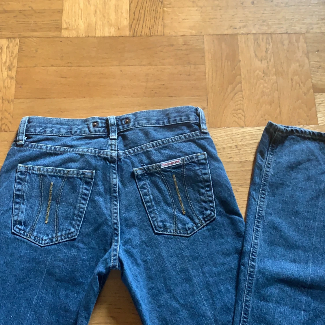 Lågmidjade jeans blåa - 91
