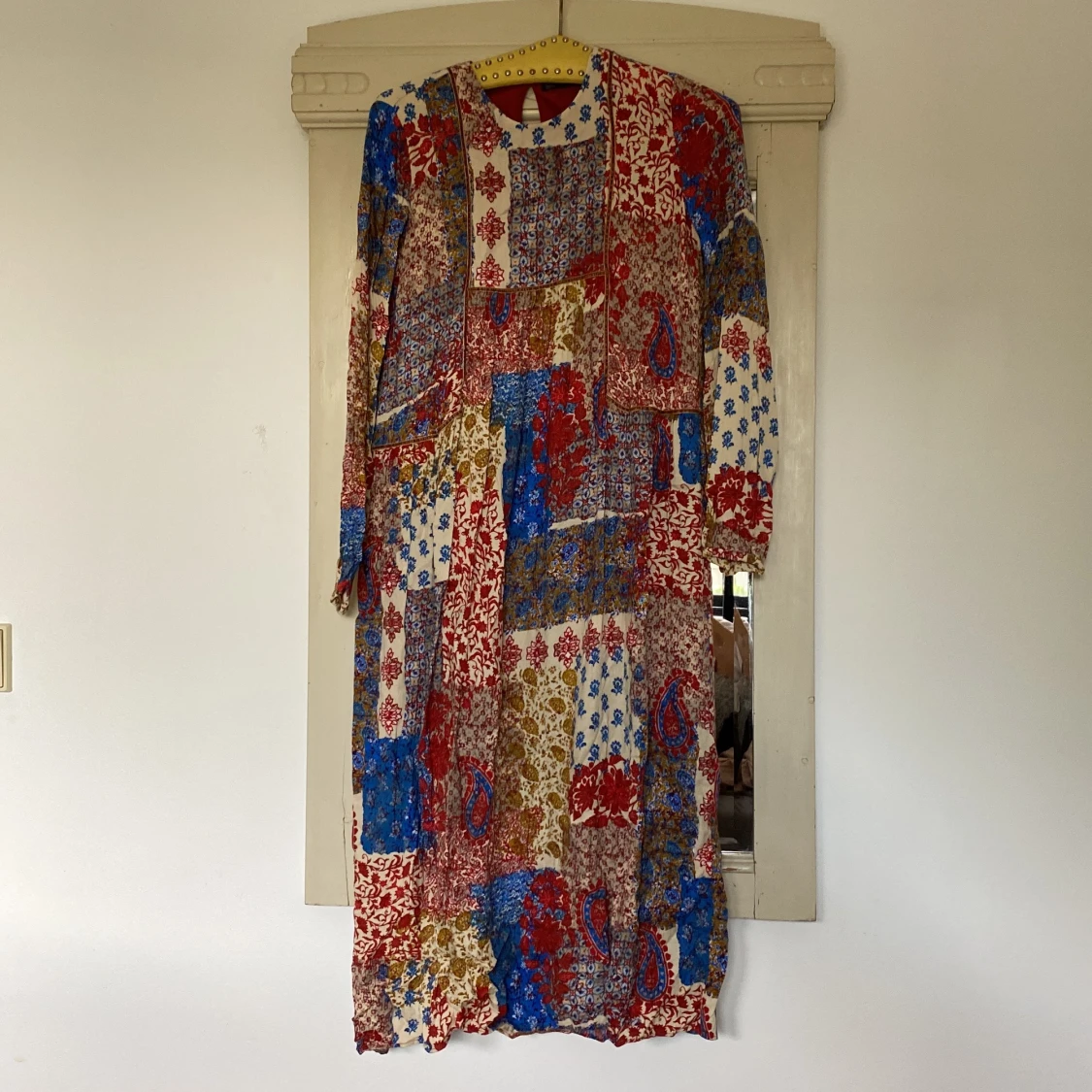 Mönstrad Långklänning 