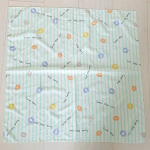 Korean scarf- Torqouise w/ pattern - Korean scarf bought at a traditional market. Turquoise w/ pattern. 