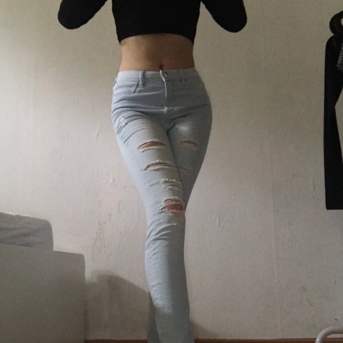 High waisted Ripped Jeans 
