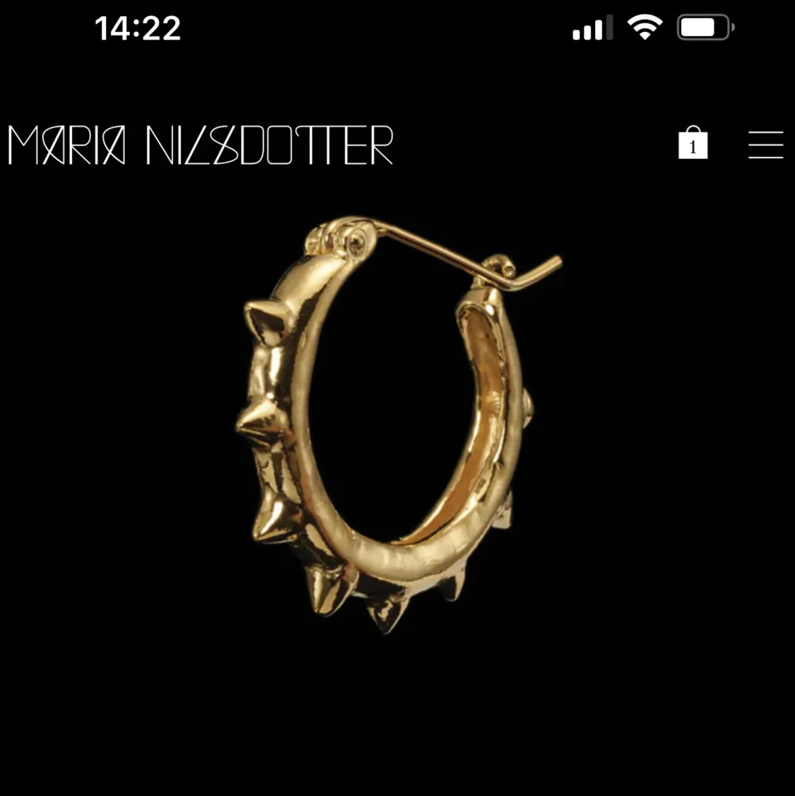 Maria Nilsdotter örhängen 