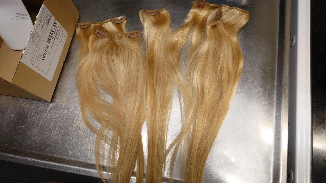 Äkta löshår, helt nytt.