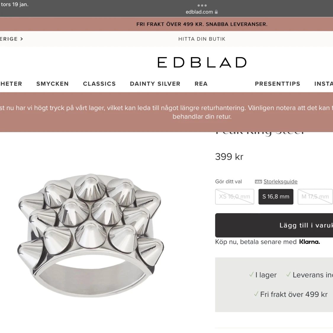 Edblad ring