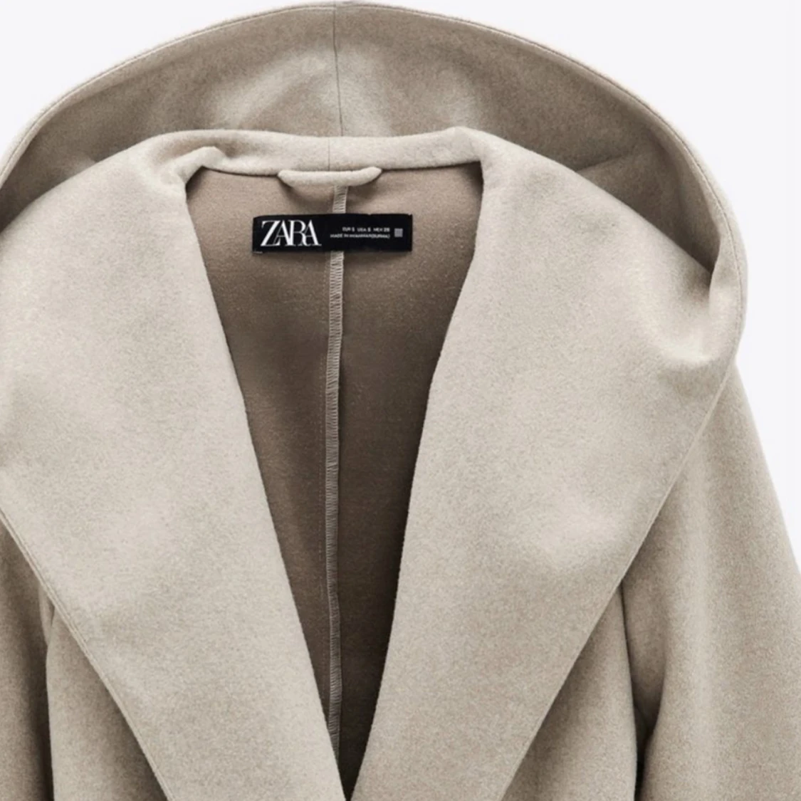 Grå Kappa Zara