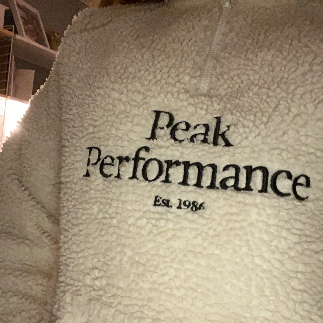 Vit peak tröja  - 90