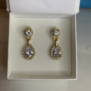 Örhängen - Äkta Swarowski örhängen i guld och silver. Nypris 500kr och är i gott skick. Finns i Södertälje men kan postas. 