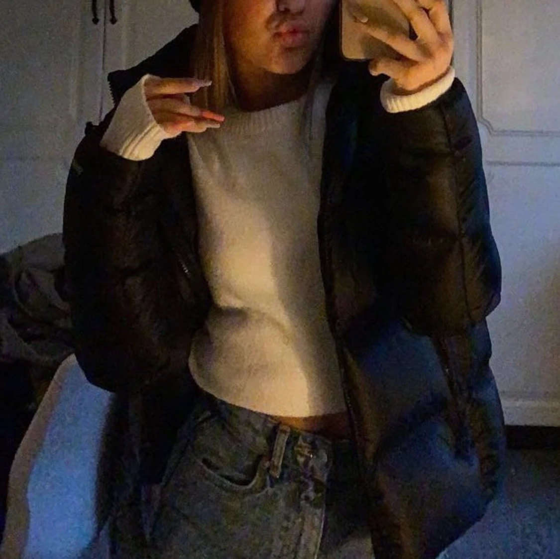 Calvin Klein, Dunjacka - Svart - 90