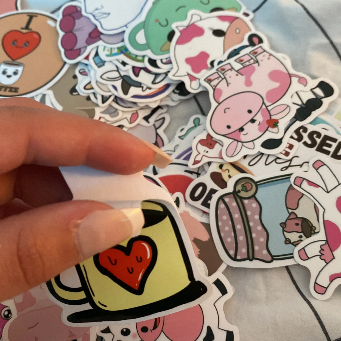 5 pack slumpmässiga klistermärken 💗 - 90