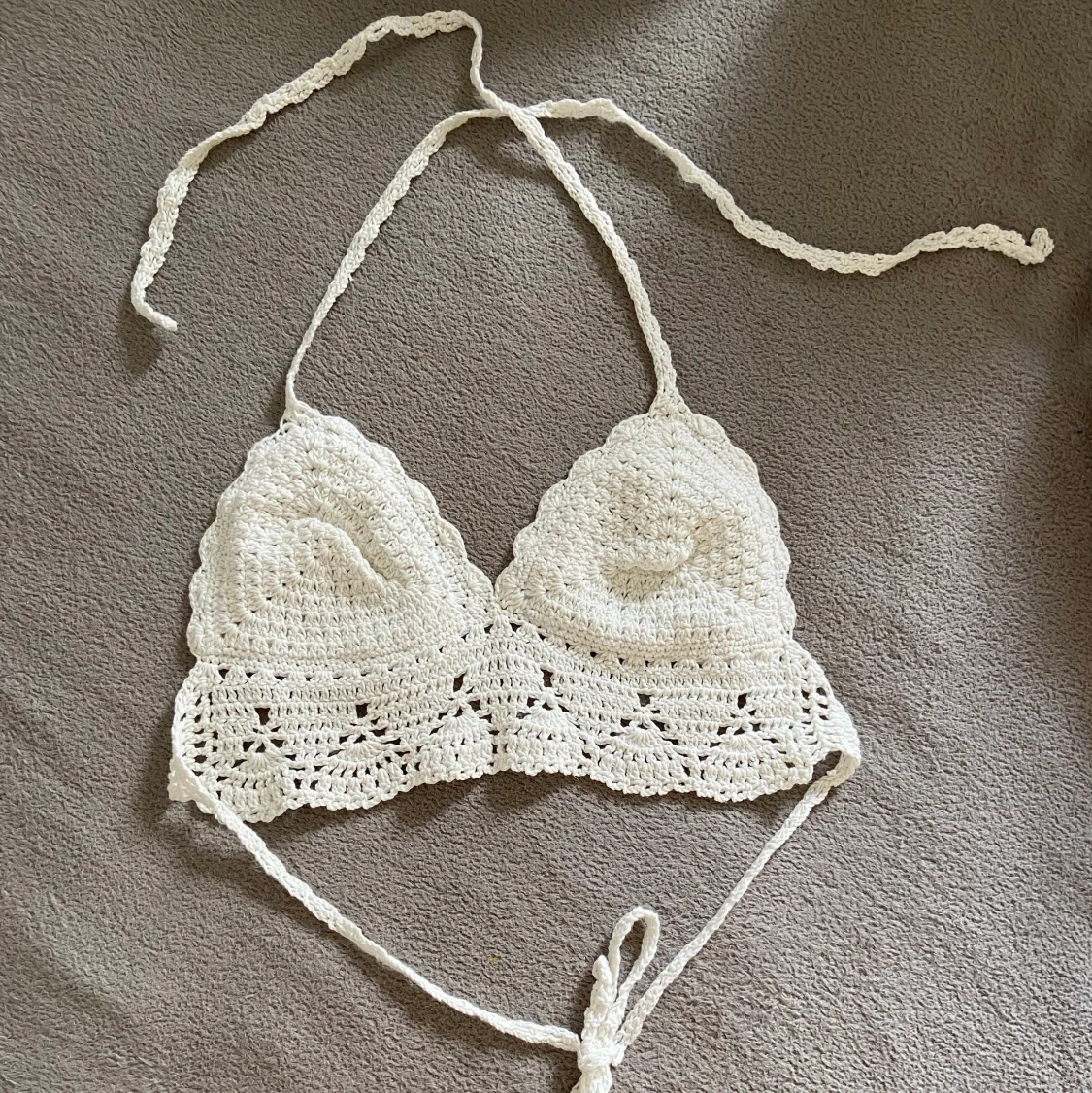 Virkad topp från SHEIN i strl M