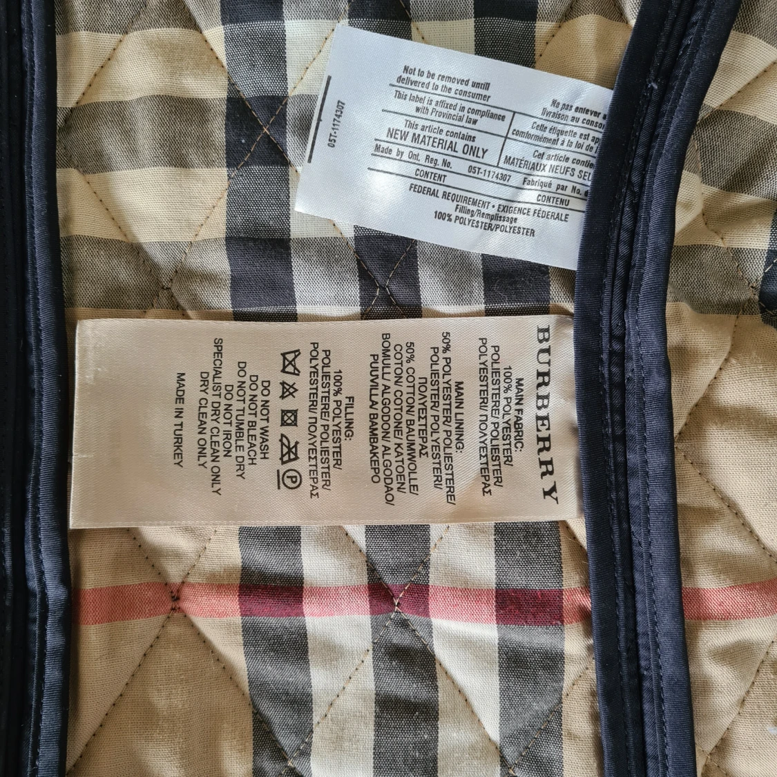 Burberry Brit jacka dam stl S, mkt fin - 91