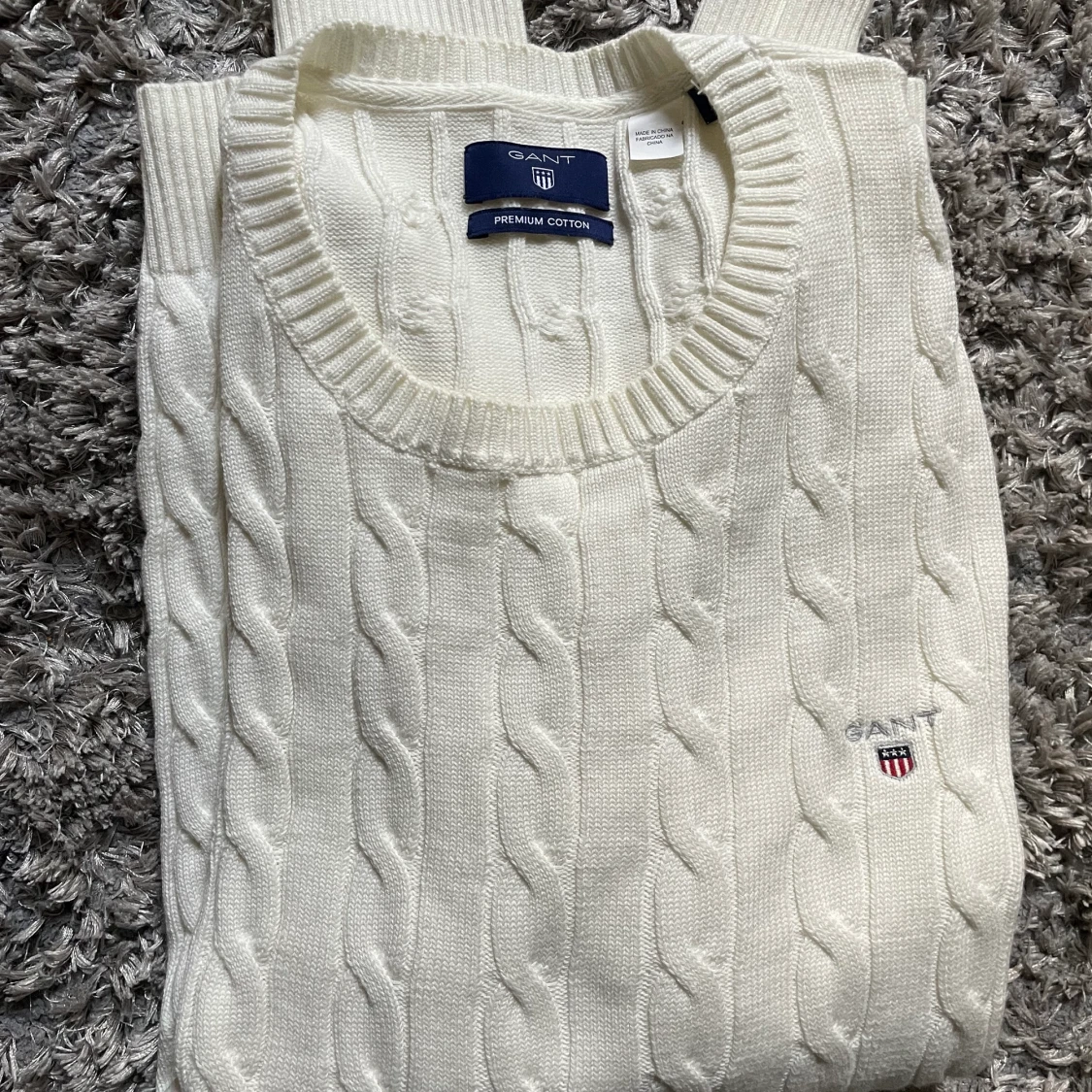 Gant Kabelstickad Tröja