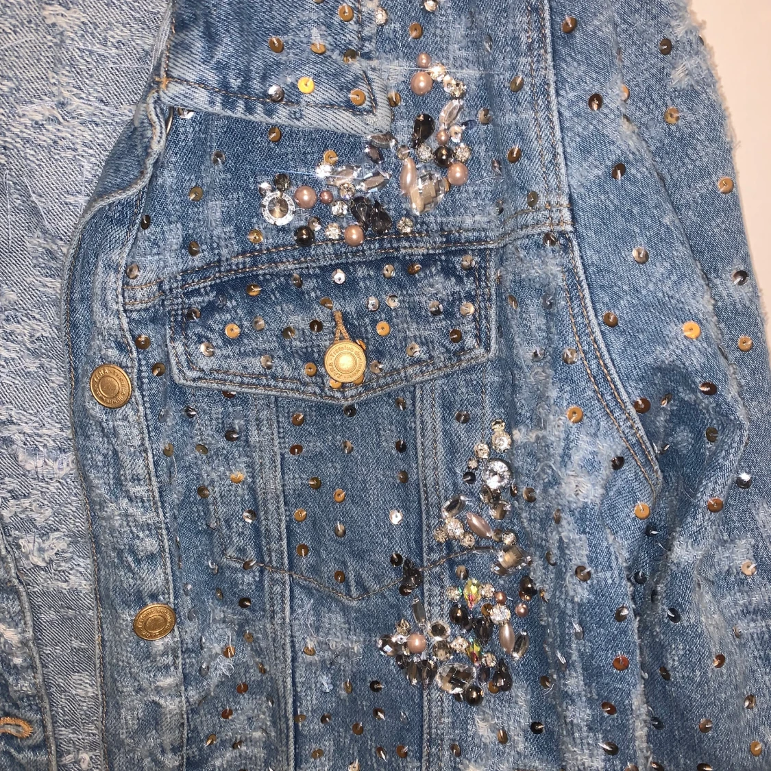 Helt ny zara jeansjacka y2k - 90