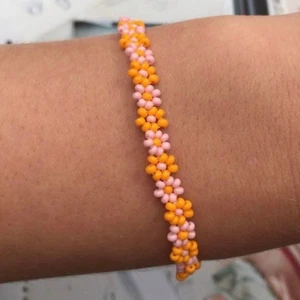 Armband  - Pärlarmband! Rosa och oranget🌸✨