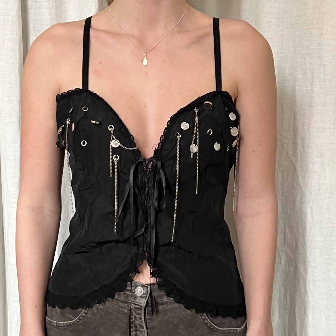 y2k korsett topp