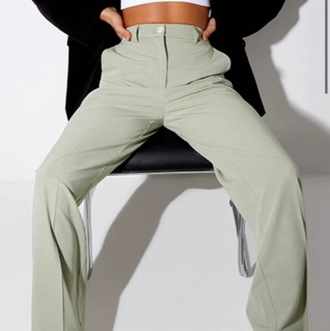 salvia gröna byxor/kostymbyxor - 91