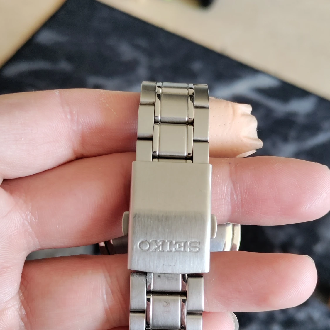 Seiko chronocraaf 44mm som ny knappt anv - 91