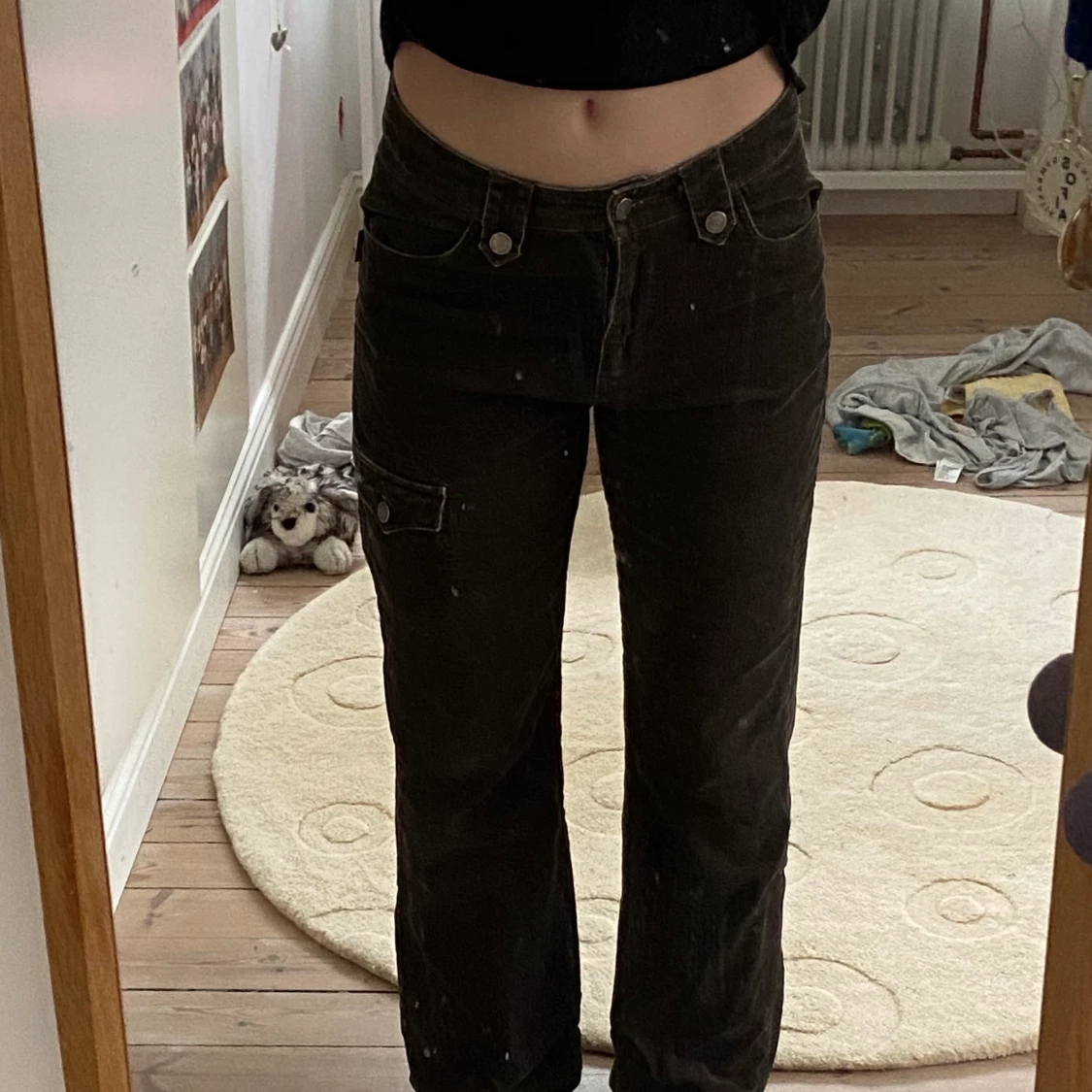 Bruna Manchesterbyxor