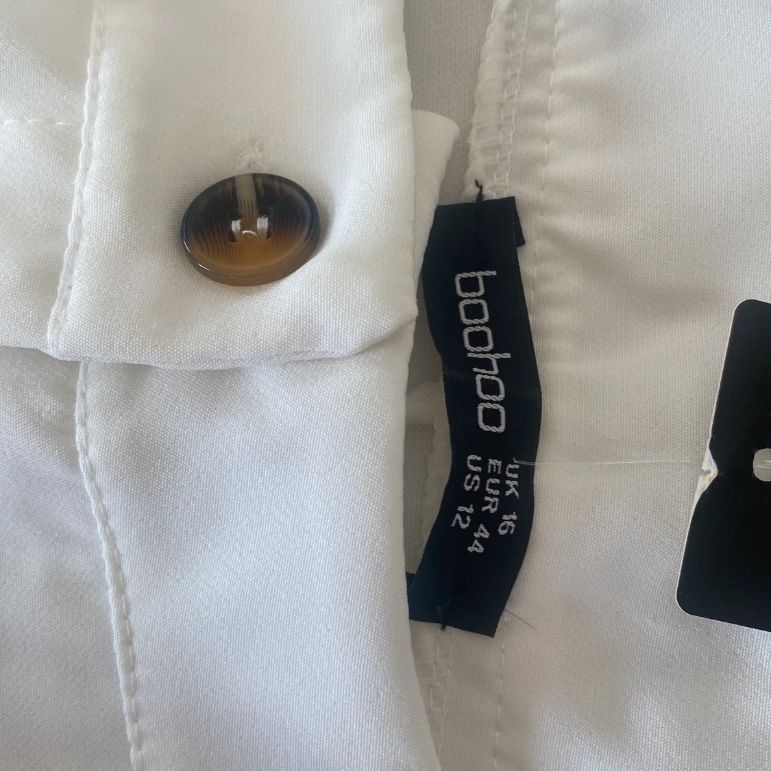 Vita kostymbyxor Boohoo - 91