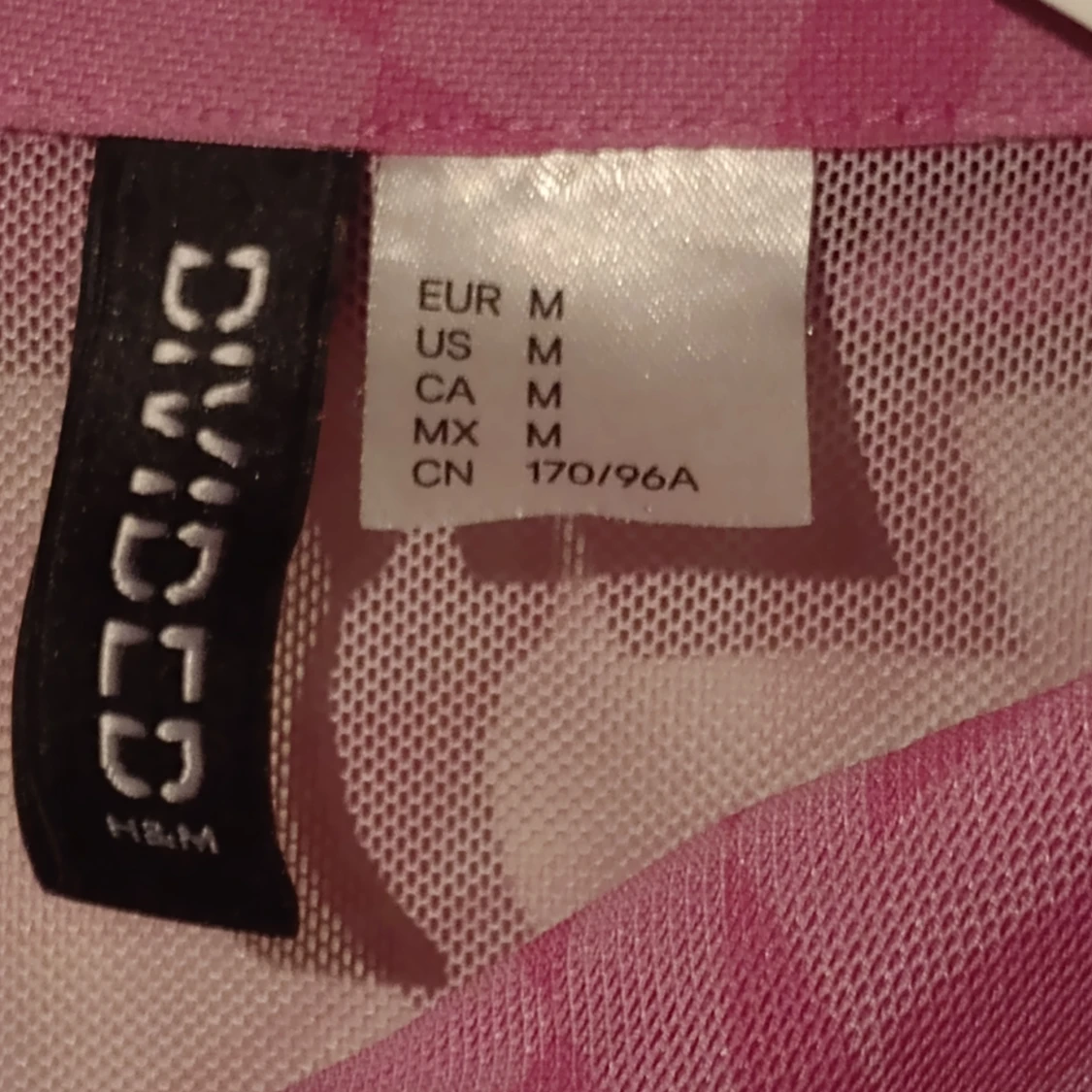 Rosa genomskinlig blus - 91