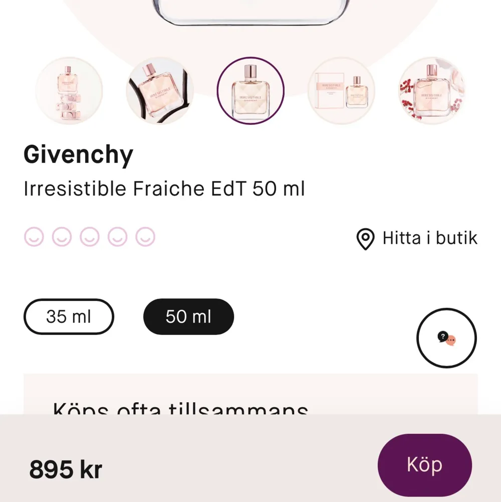 Irresistible Givenchy EdT 80 ml nästan till full. Bläddrar vidare bilderna för mer information om perfymen. Säljs pågrund att den inte passar mig annars är det en god doft. Perfymen är äkta.  . Parfym.