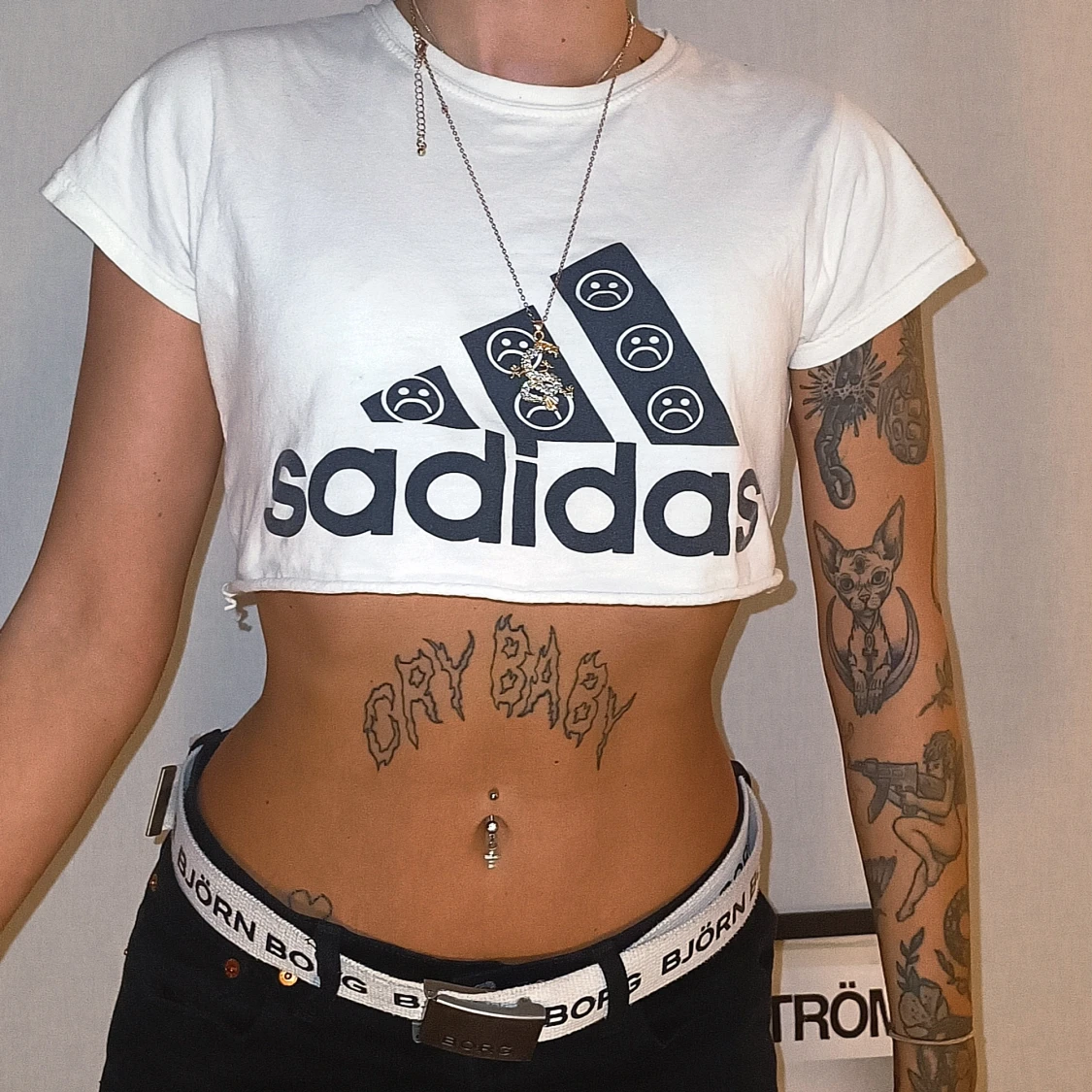 Adidas SAD BOYS Crop Top - 90