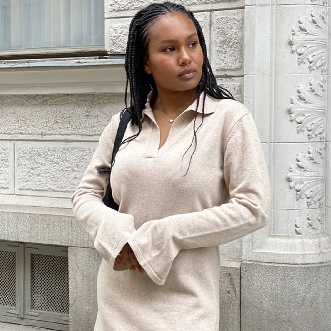 Djerf Avenue Getaway Dress Sand  - 91