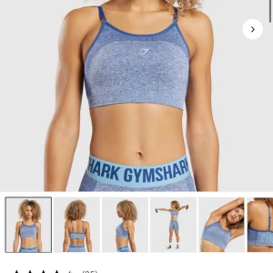 Gymshark set - Säljer detta oanvända gymshark set! Nypris är 849kr, byxorna är i x-small men är stretchiga och toppen är i strl M