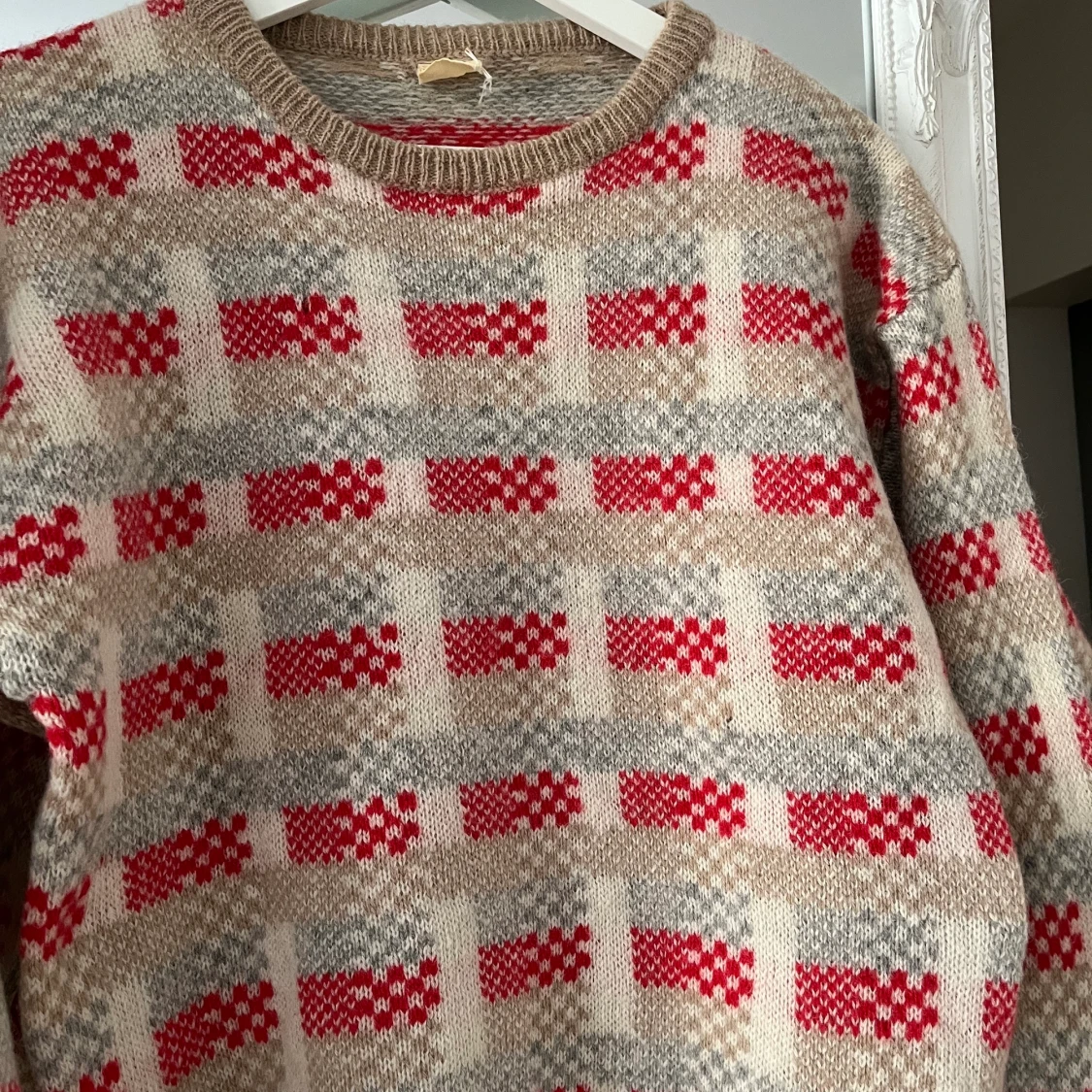 Vintage stickad tröja  - 90