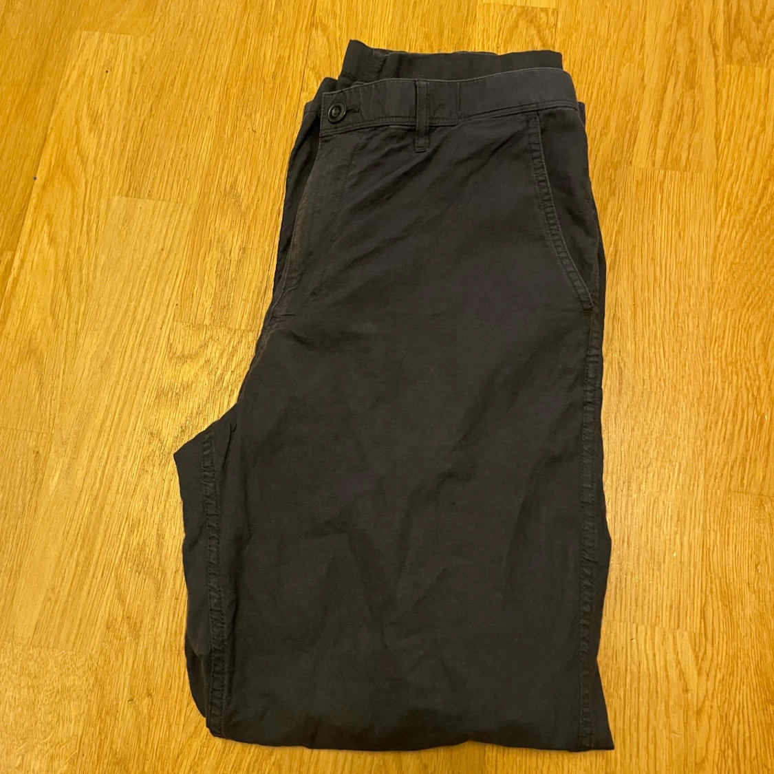 Linne byxor navy blue - 91