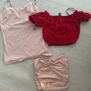 Tre toppar - Säljer alla tre för 100 kr