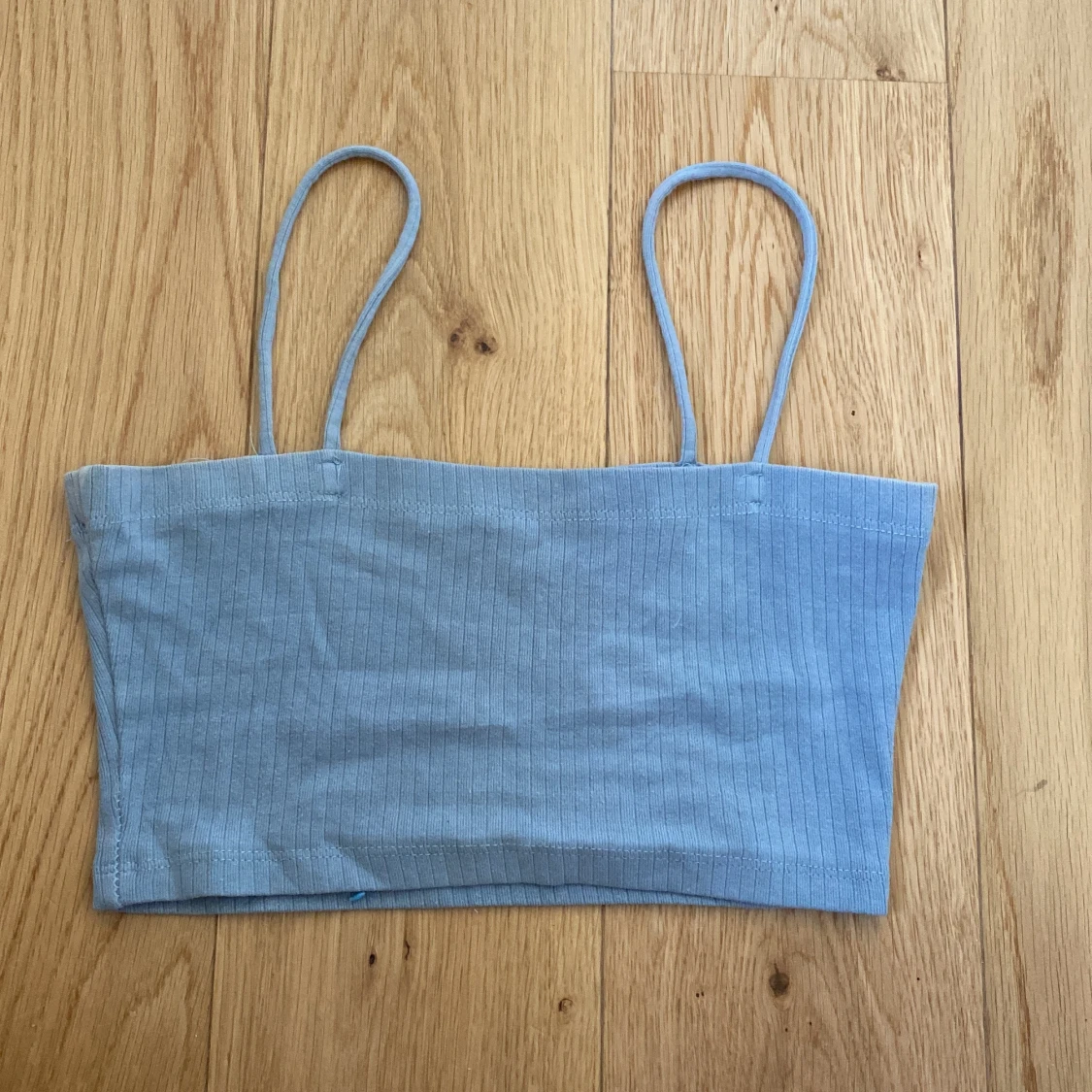 Pastelblå Croptop XS