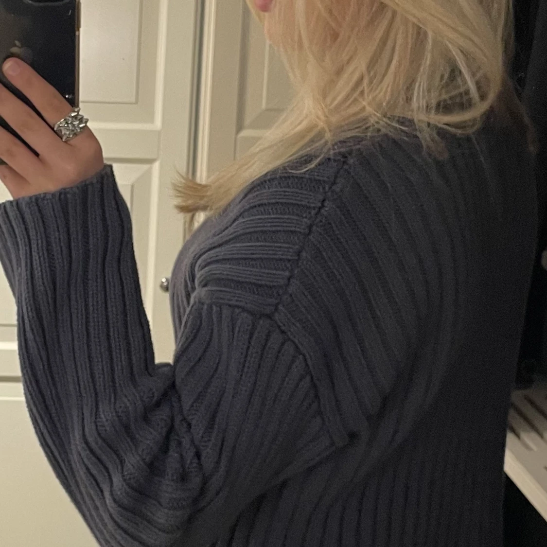 Zara stickad tröja med hög krage - 91