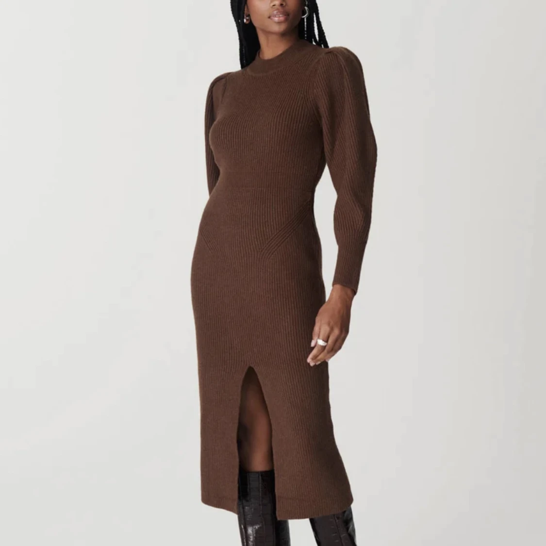 Verbier Dress Brown ADOORE 