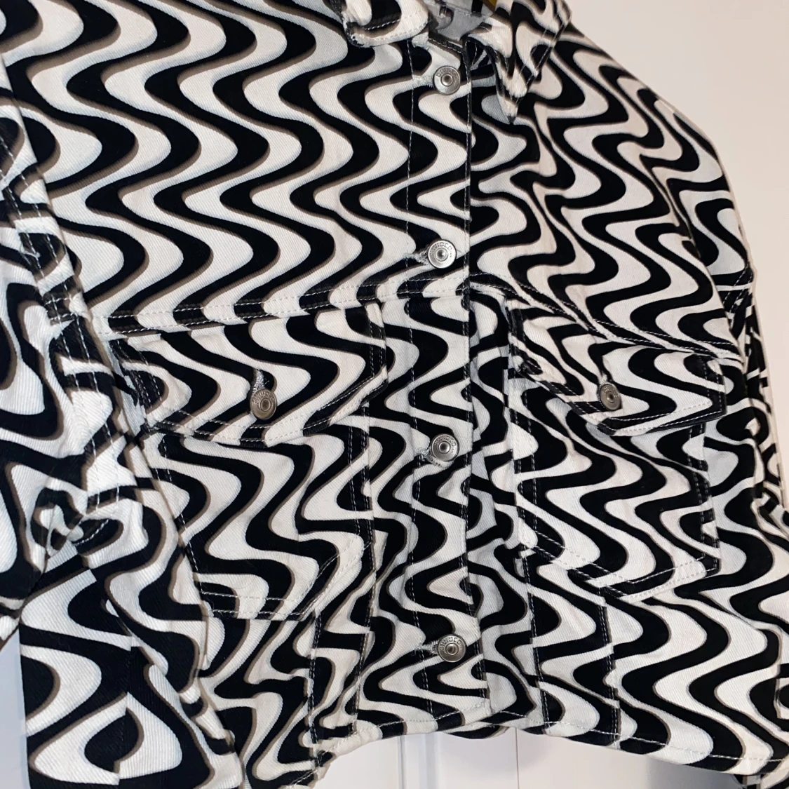 Cropped twill jacket - 90