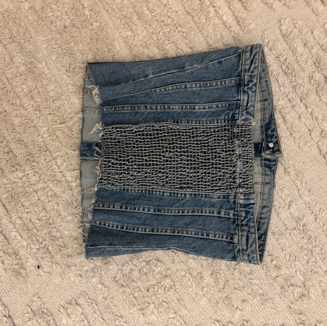 Jeanstopp med knappar - 91