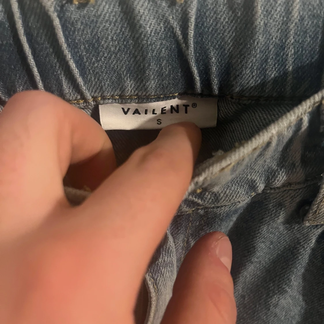 Blå cargojeans från Vailent - 90