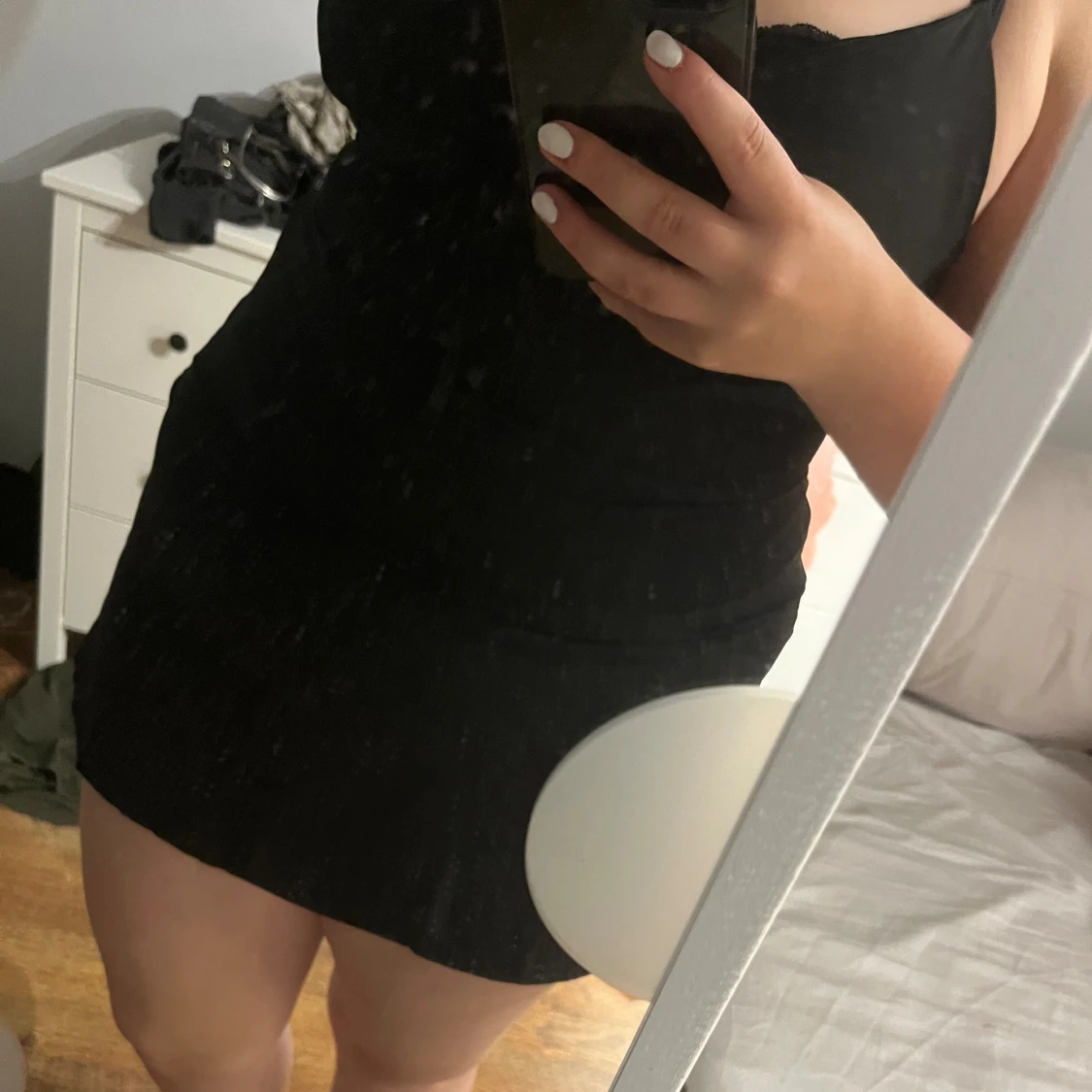 Svart kort klänning - 91