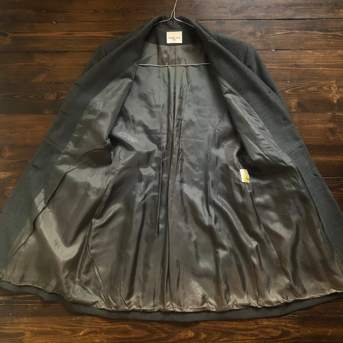 Grå mellanlång kavaj/jacka - 92