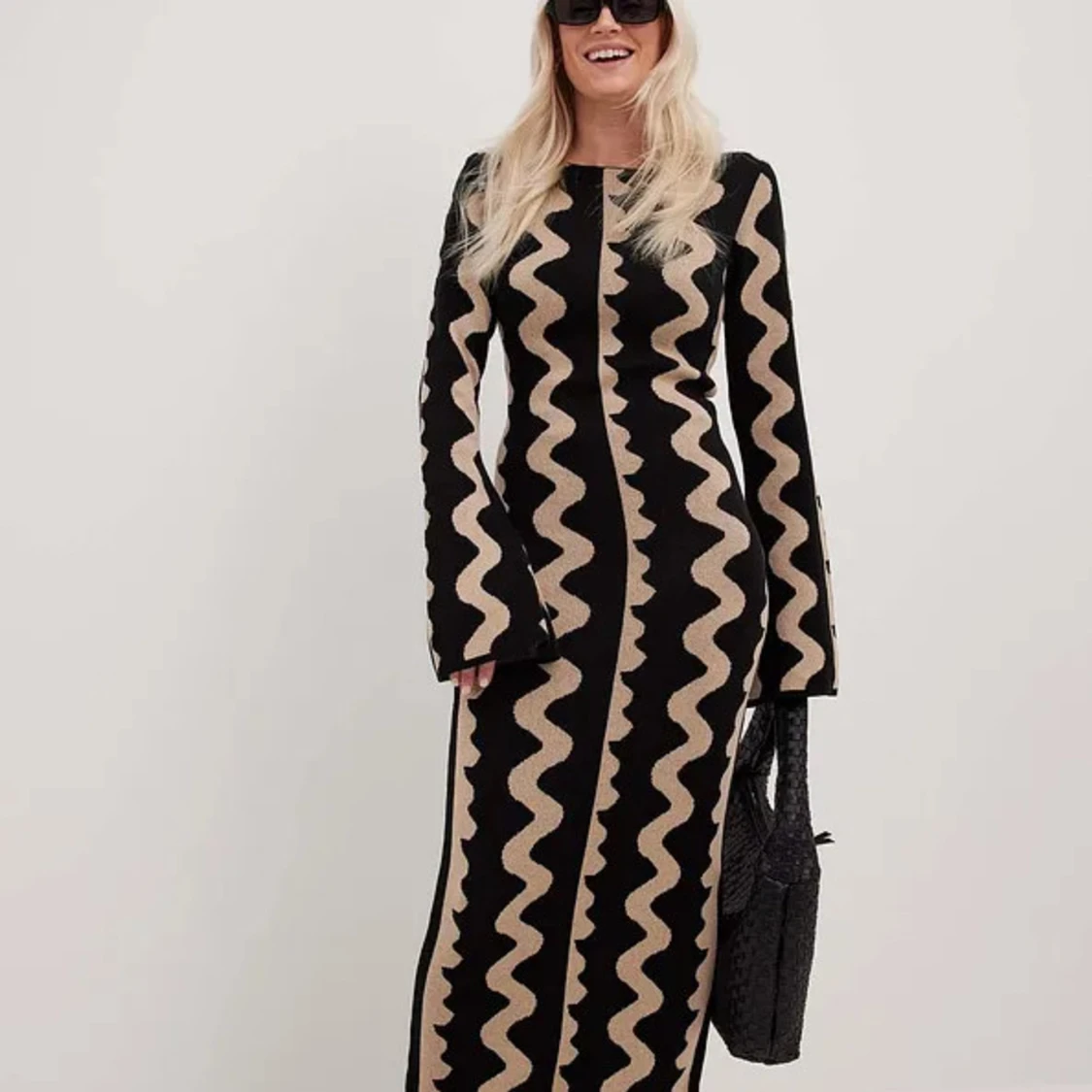 Stickad klänning  - 90