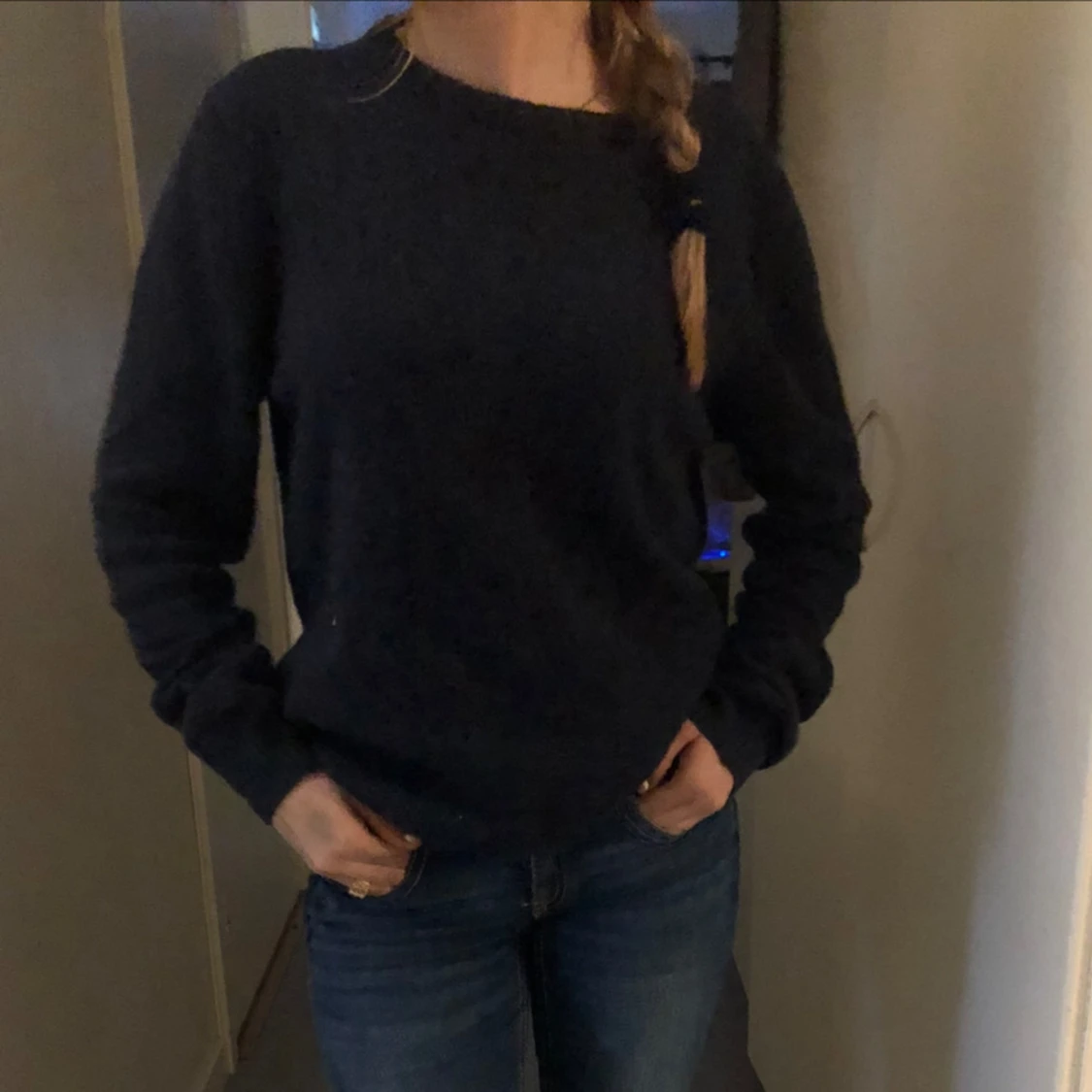 Äkta kashmir ull tröja