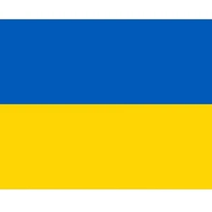 Ukrainian flag - A Ukrainian flag with the measures 90X150 cm