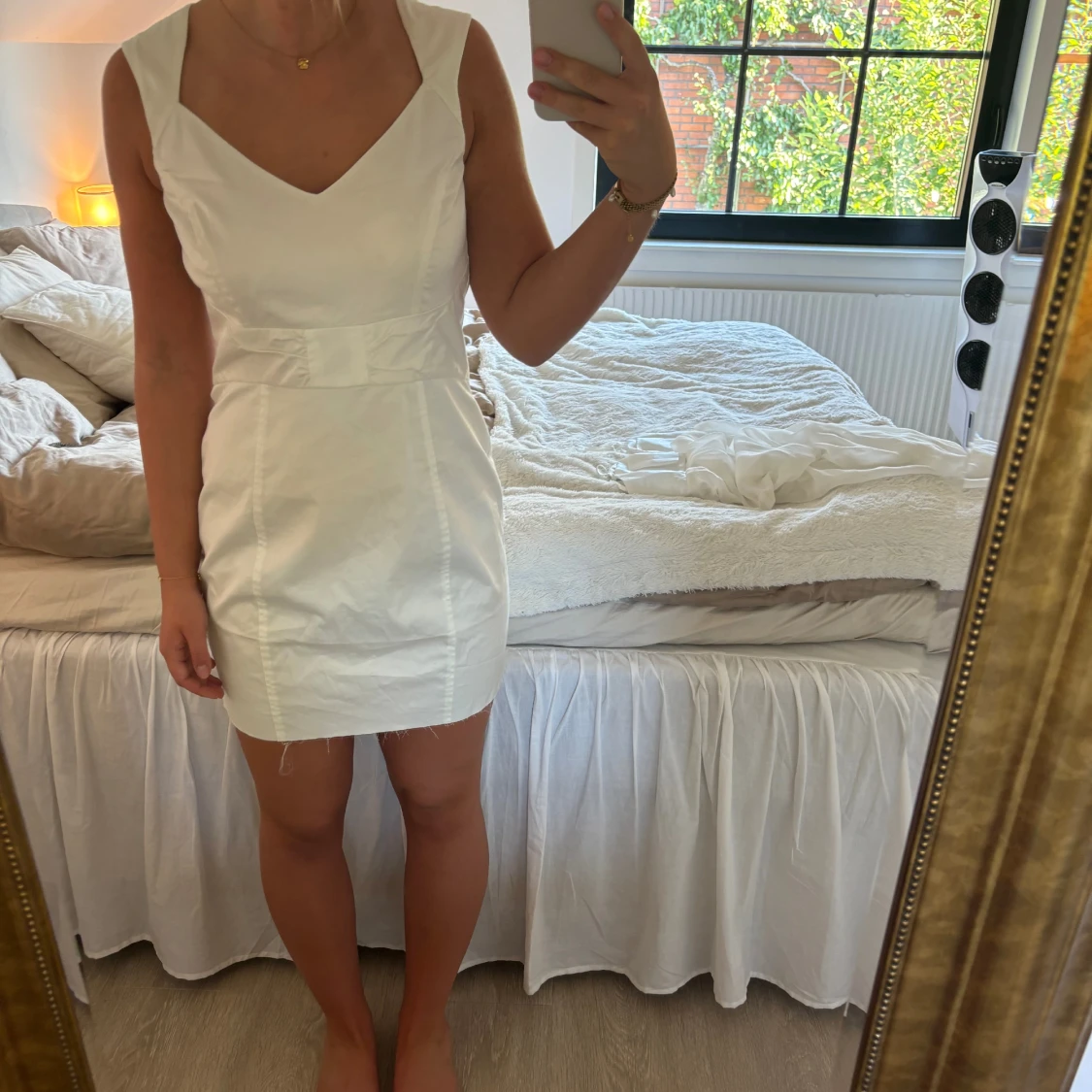 Vit miniklänning - 90