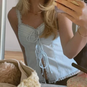 Ljusblå topp - Använd en gång