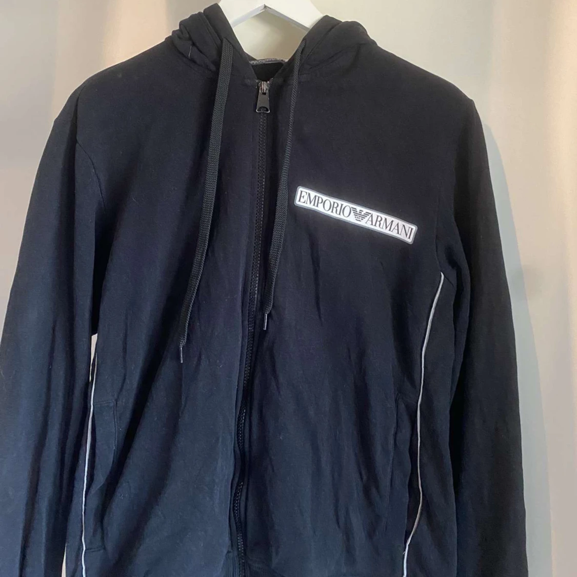 Armani zip hoodie