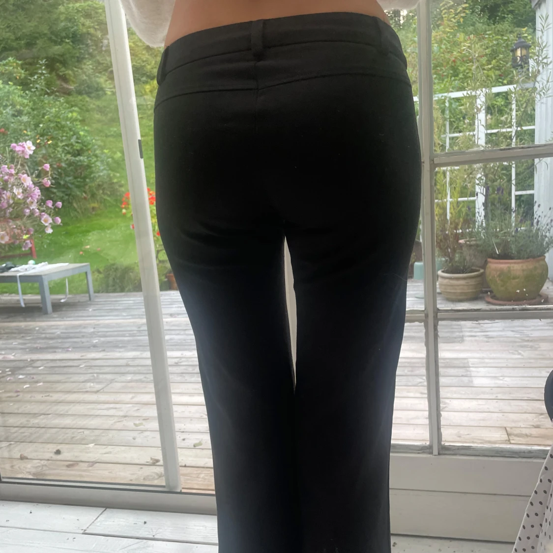 Lågmidjade kostymbyxor  - 91