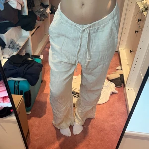 linnebyxor - beiga linnebyxor✨💋strl s men passar mer som M/L