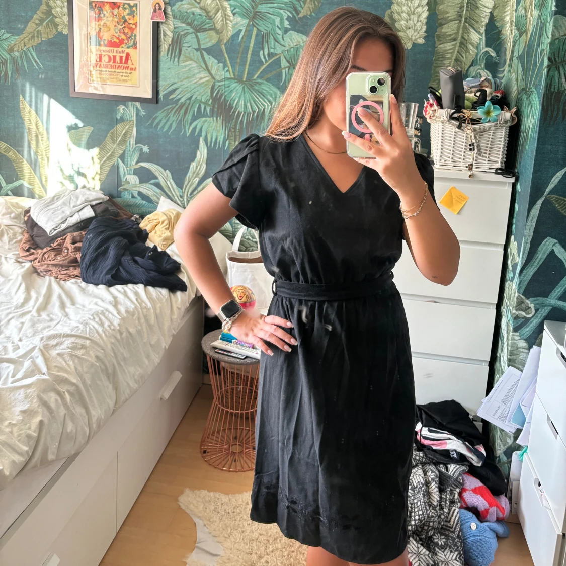 Svart miniklänning  - 90