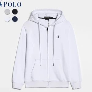 Polo zip hoodie - Oanvänd