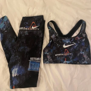 Nike tränings sett - Säljer detta fina Nike tränings sett för 200kr tillsammans💕de är knappt använda och jätte bekväma. Båda delarna är i stl xs