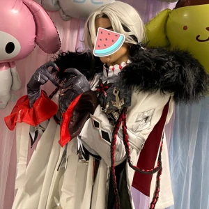 Arlecchino cosplay - Bara kappan och peruk!